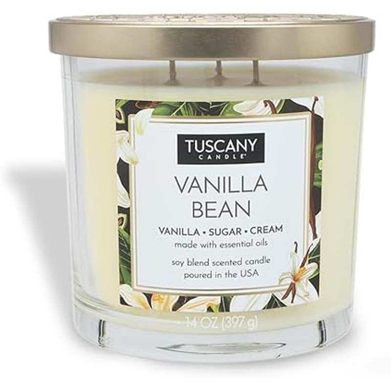 Candle Tuscany Vanilla Bean 14Oz
