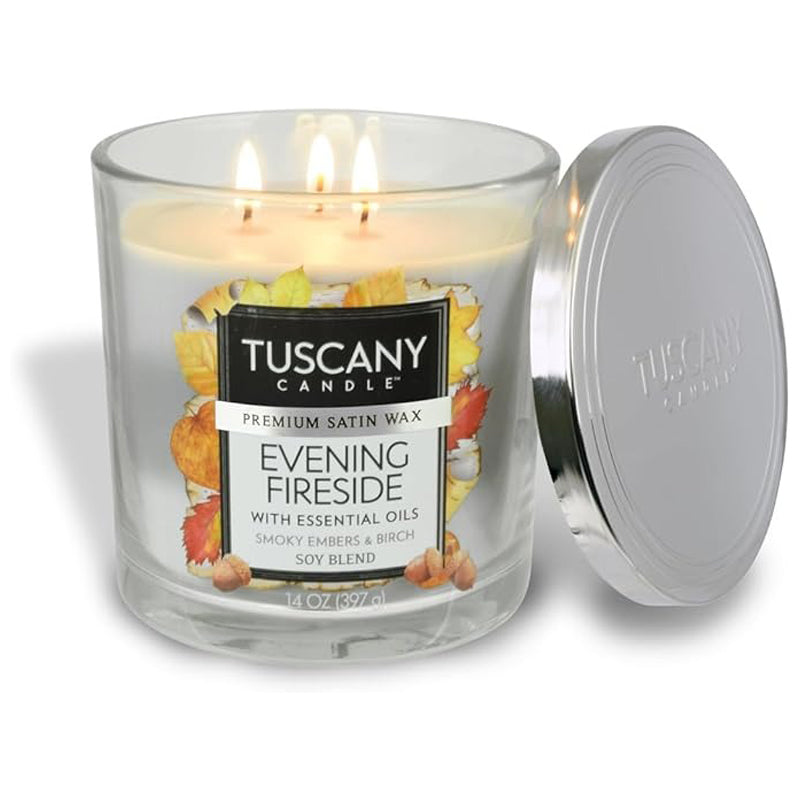 Tuscany Candle Empire Evening Fireside 397 Gram -Blue