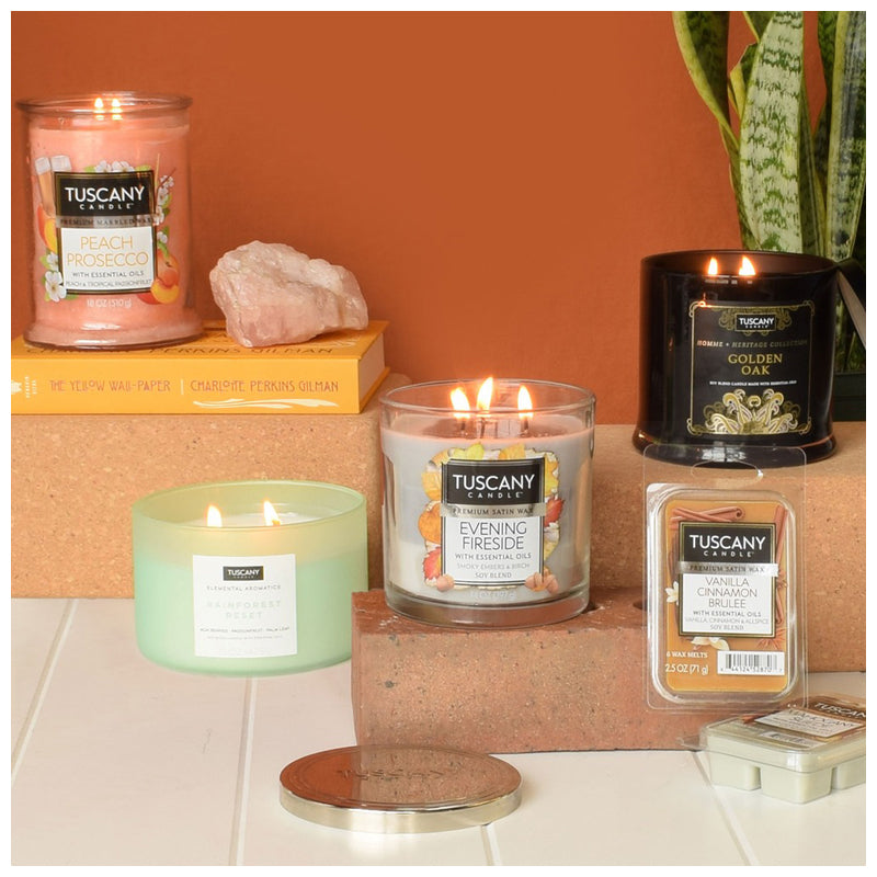 Tuscany Candle Empire Peach Prosecco 510 Gram -Pink