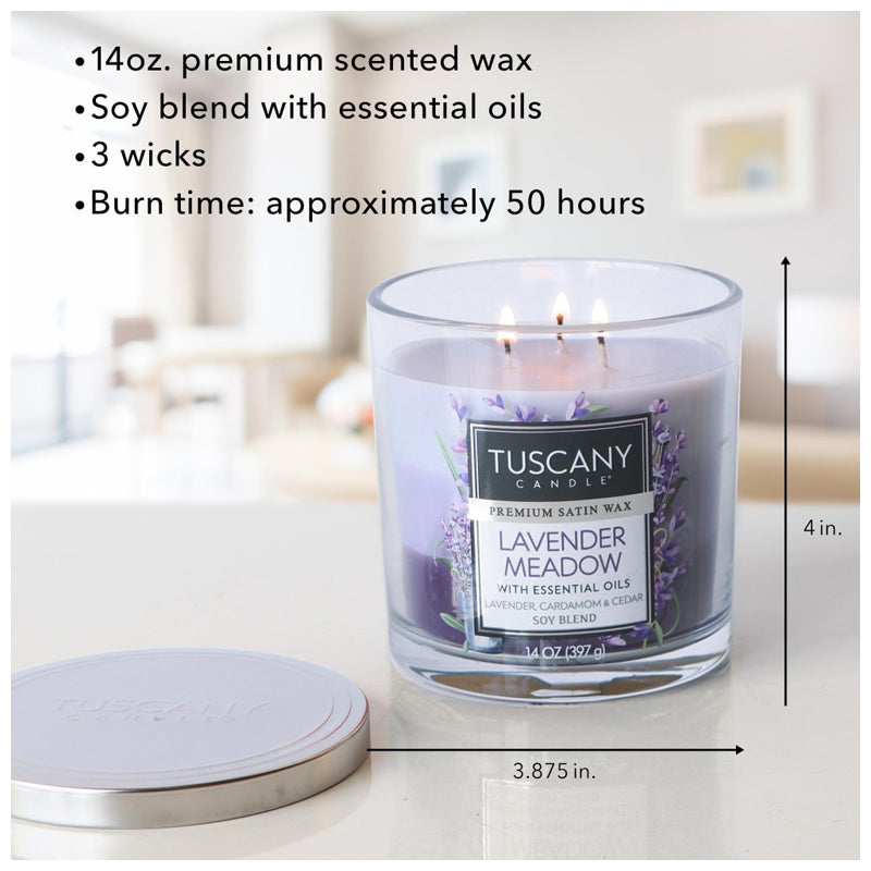 Tuscany Candle Empire Meadow 397 Gram -Lavender