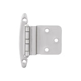 Liberty 3/8 Inch Self-Closing Inset Hinge Without Spring, Satin Nickel Finish, Pack Of 10-Silver