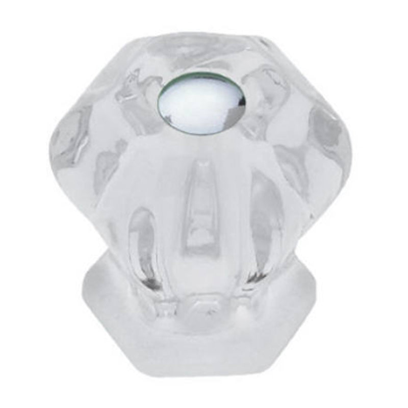 Liberty Victorian Glass Cabinet Knob, 30 Mm-Clear
