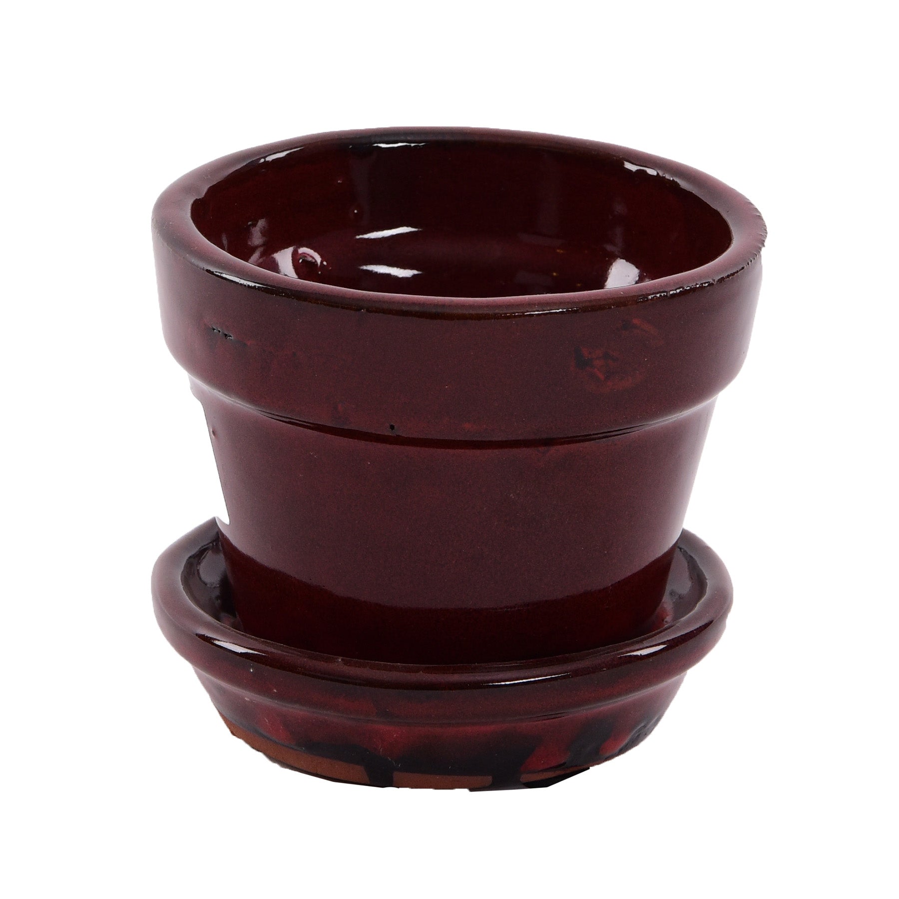 Artisan Pot ,Cinder Rose color.