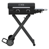 Char-Broil Performance Series 2 Burner Folding Cart Gas Griddle-Charbro - Black