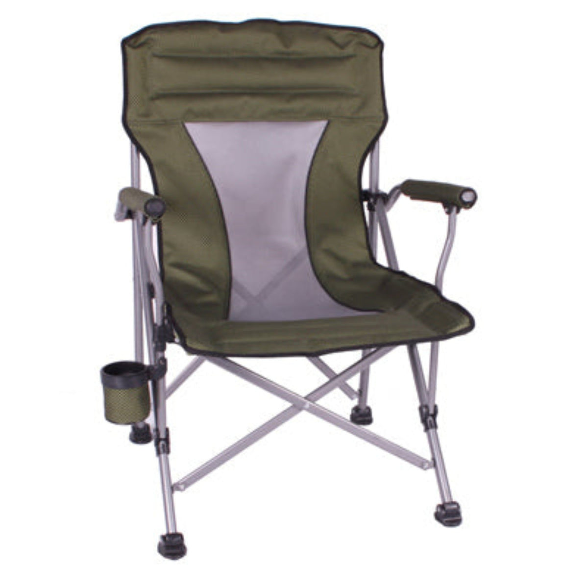 Quad Sports Hard Arm Chair - Green Oversized