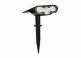 Wall-Mounted Solar Motion Security Light-Black