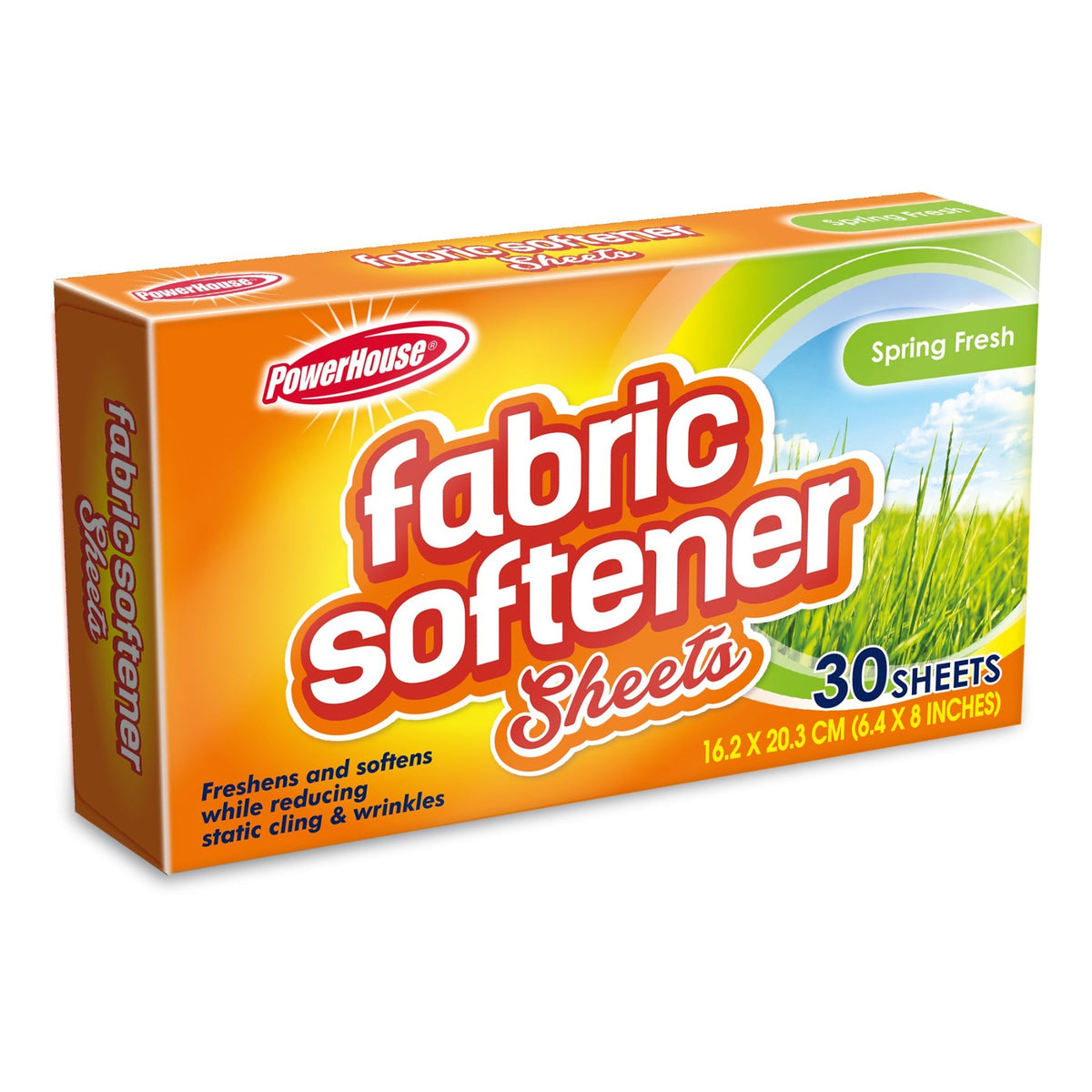 30ct Fabric Softener Dryer Sheets - Spring Fresh Scent