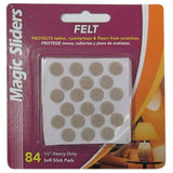Magic Sliders 3/8" Oat Felt Pad 84Pk- Multicolour