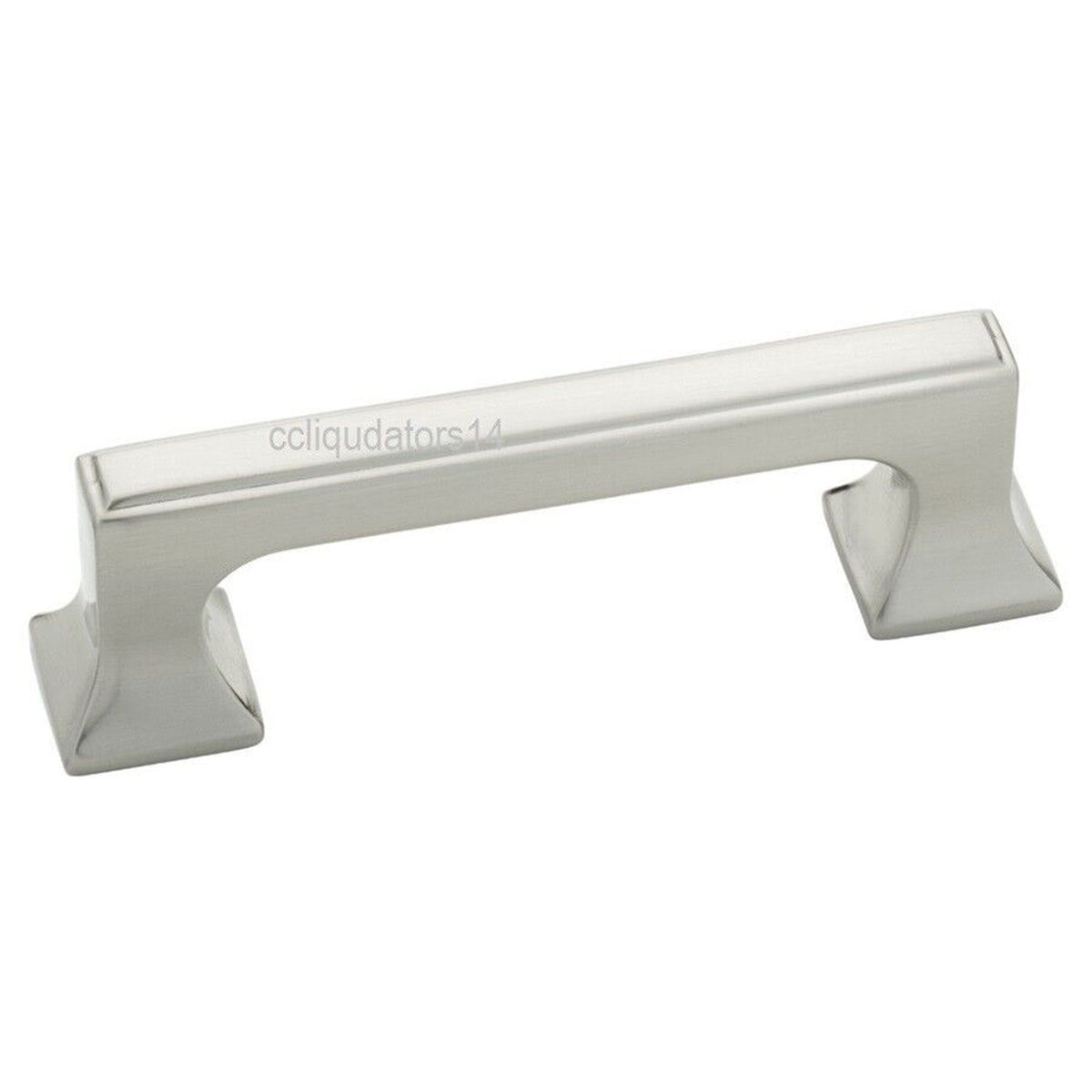 Rectangular Satin Nickel Cabinet Pull Handle