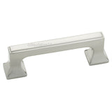 Rectangular Satin Nickel Cabinet Pull Handle