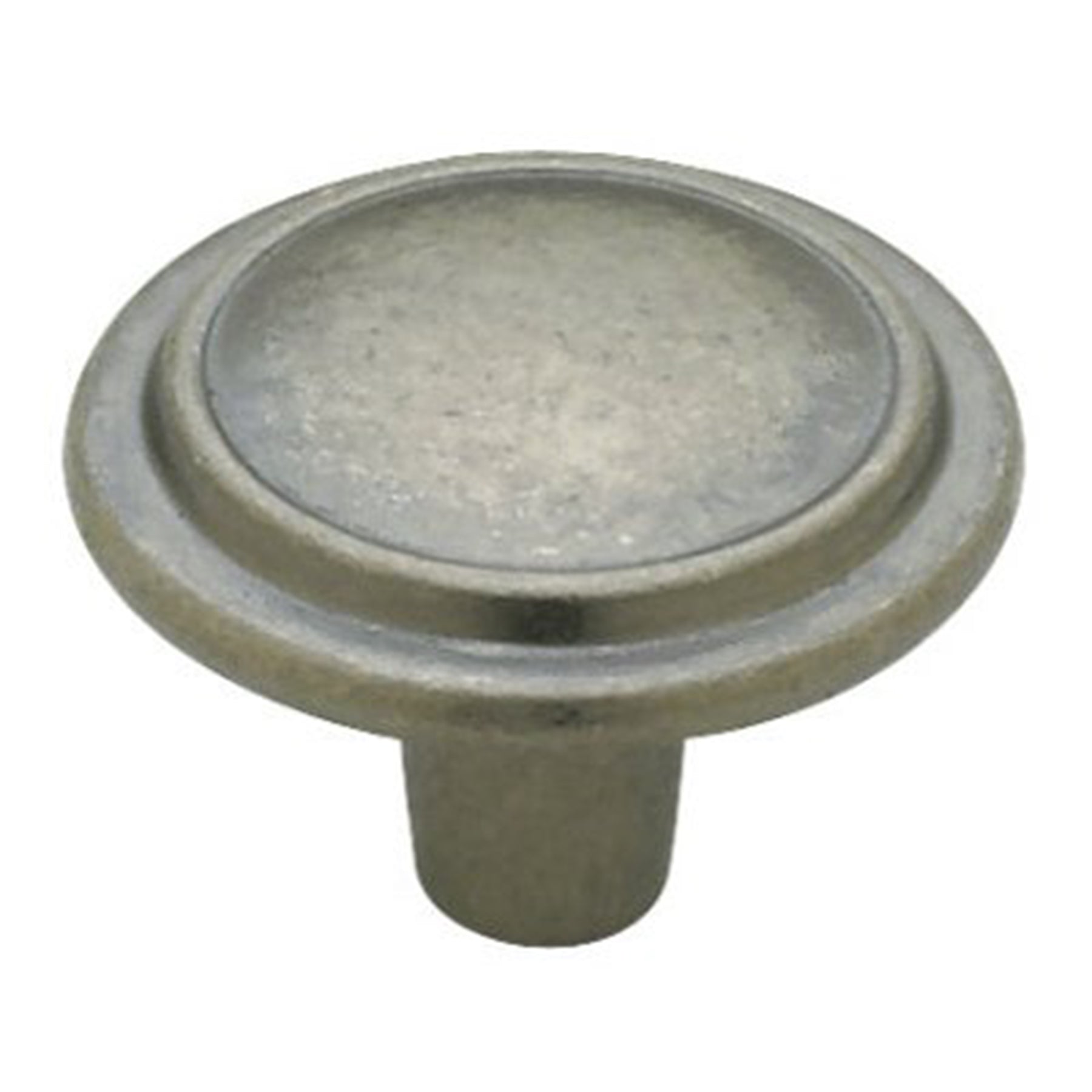 Cabinet Knob, Top-ring, Antique Iron