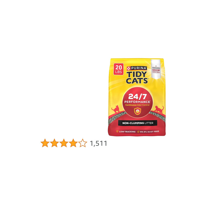 Tid 24/7 Cat Litter 20Lb -Light Gray