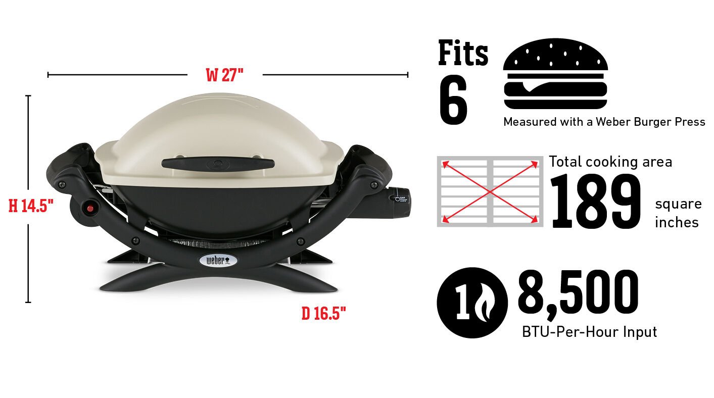Q 2200 Gas Grill - Beige