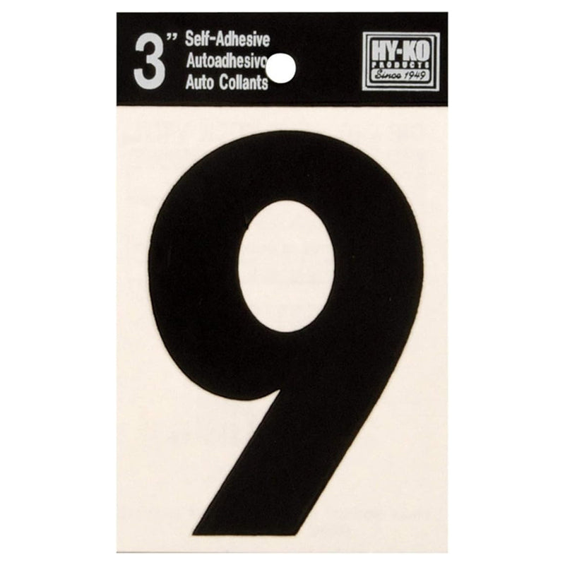Adhesive Number 9 -Black