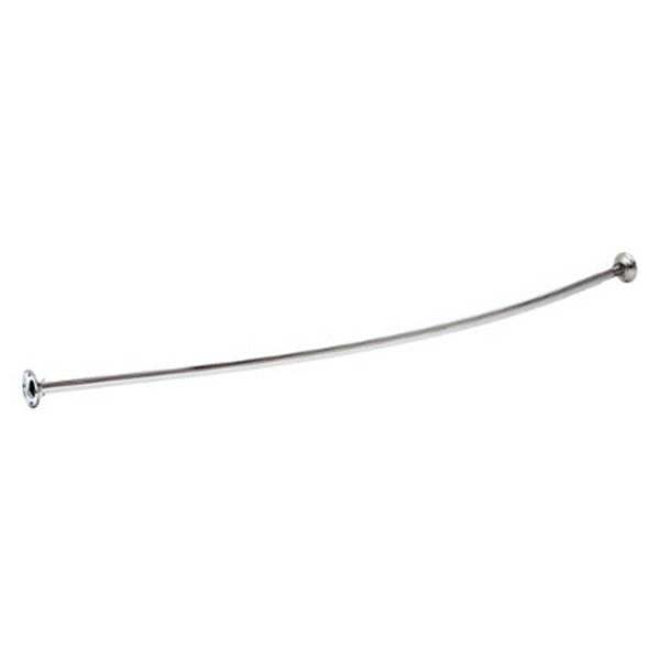Curved Shower Rod, Stainless Steel