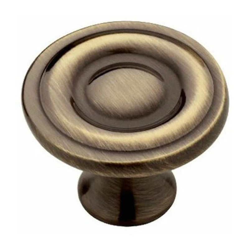 Liberty Ab Rnd Cab Knob 1-1/4" 10Pk-Antique Brass
