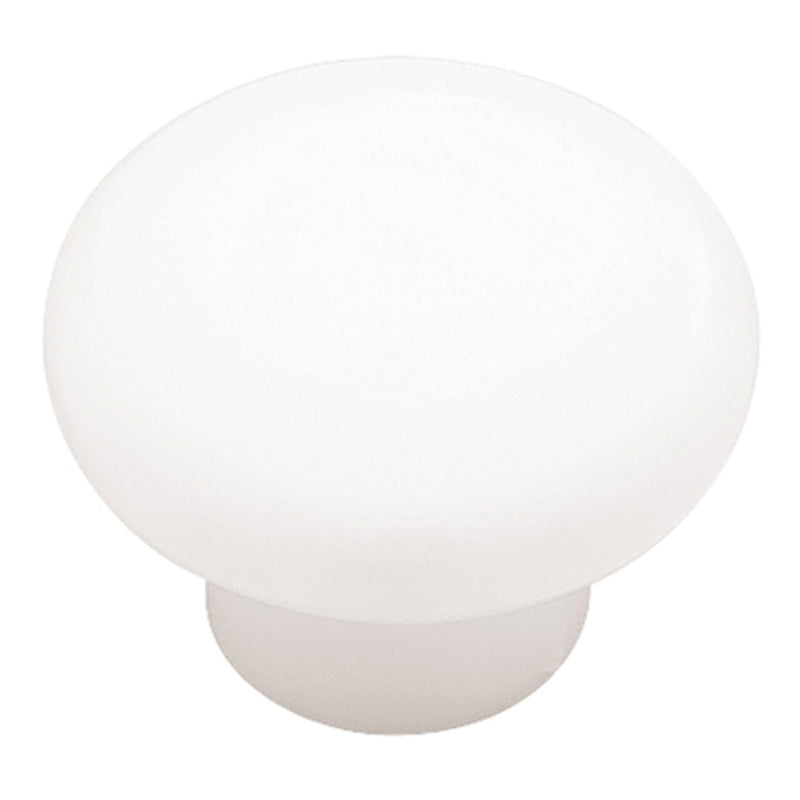 Liberty Rnd Cab Knob 1-3/8" 10Pk -White