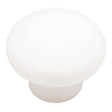 Liberty Rnd Cab Knob 1-3/8" 10Pk -White