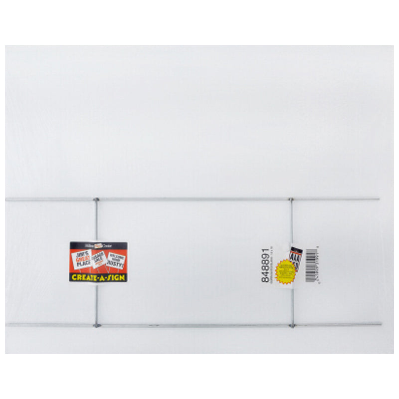 Hy-Ko Blank Sign Corru Plst 14X18"-White