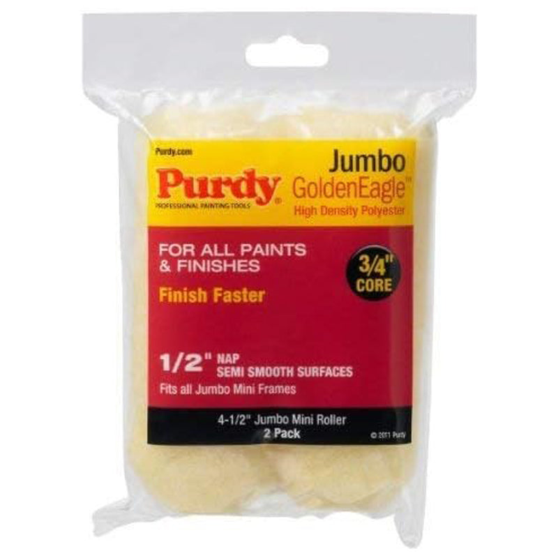 Purdy Roll Cover 4.5X1/2" 6Pk-Golden Yellow
