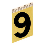 Self-Adhesive Black Aluminum Number