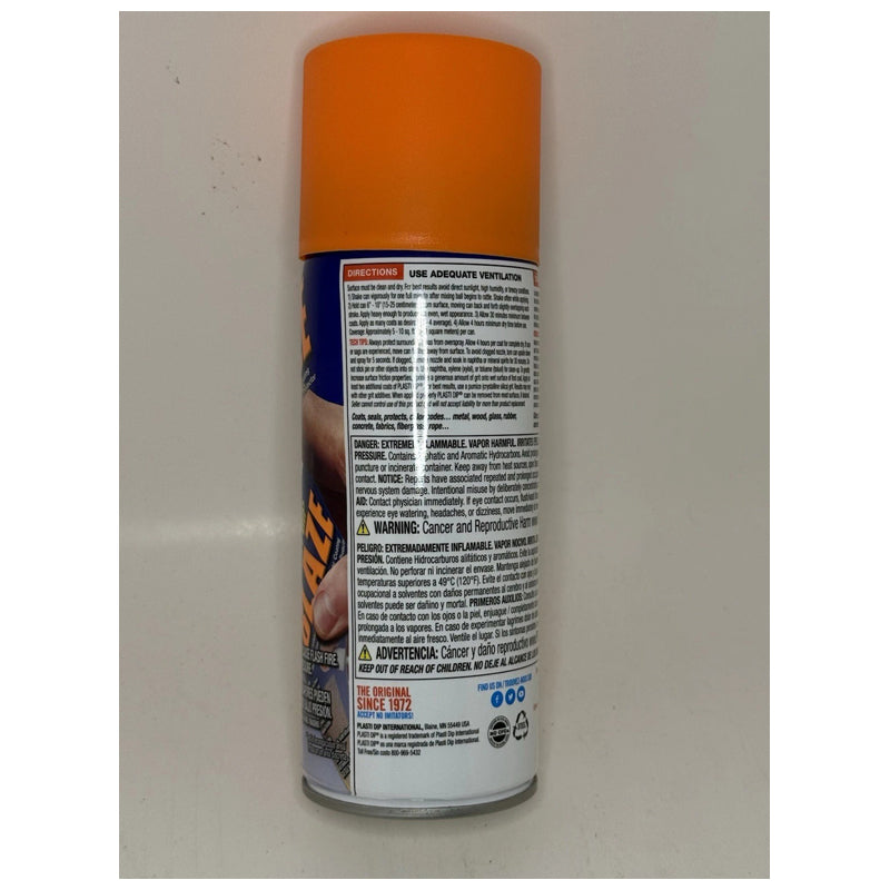 Plasti Dip Rubber Coating Spray Paint11Oz -Orange