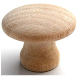 Natural Wood Craft Mushroom Knob