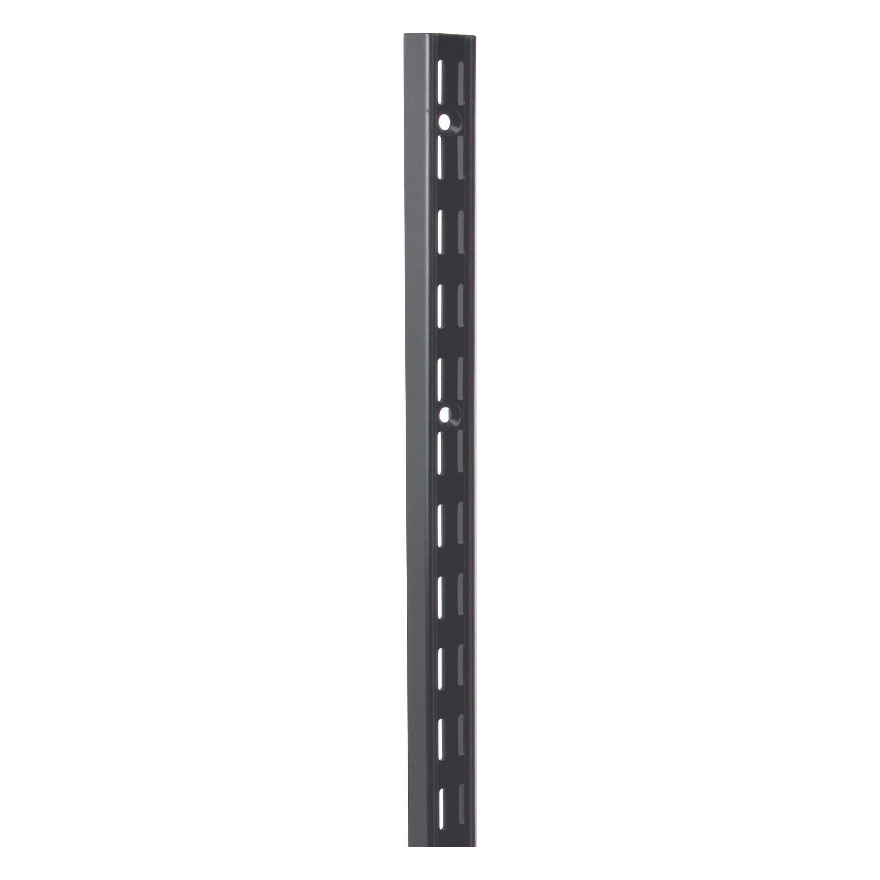 Heavy Duty Double Slot Shelf Standard - Black