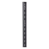 Heavy Duty Double Slot Shelf Standard - Black