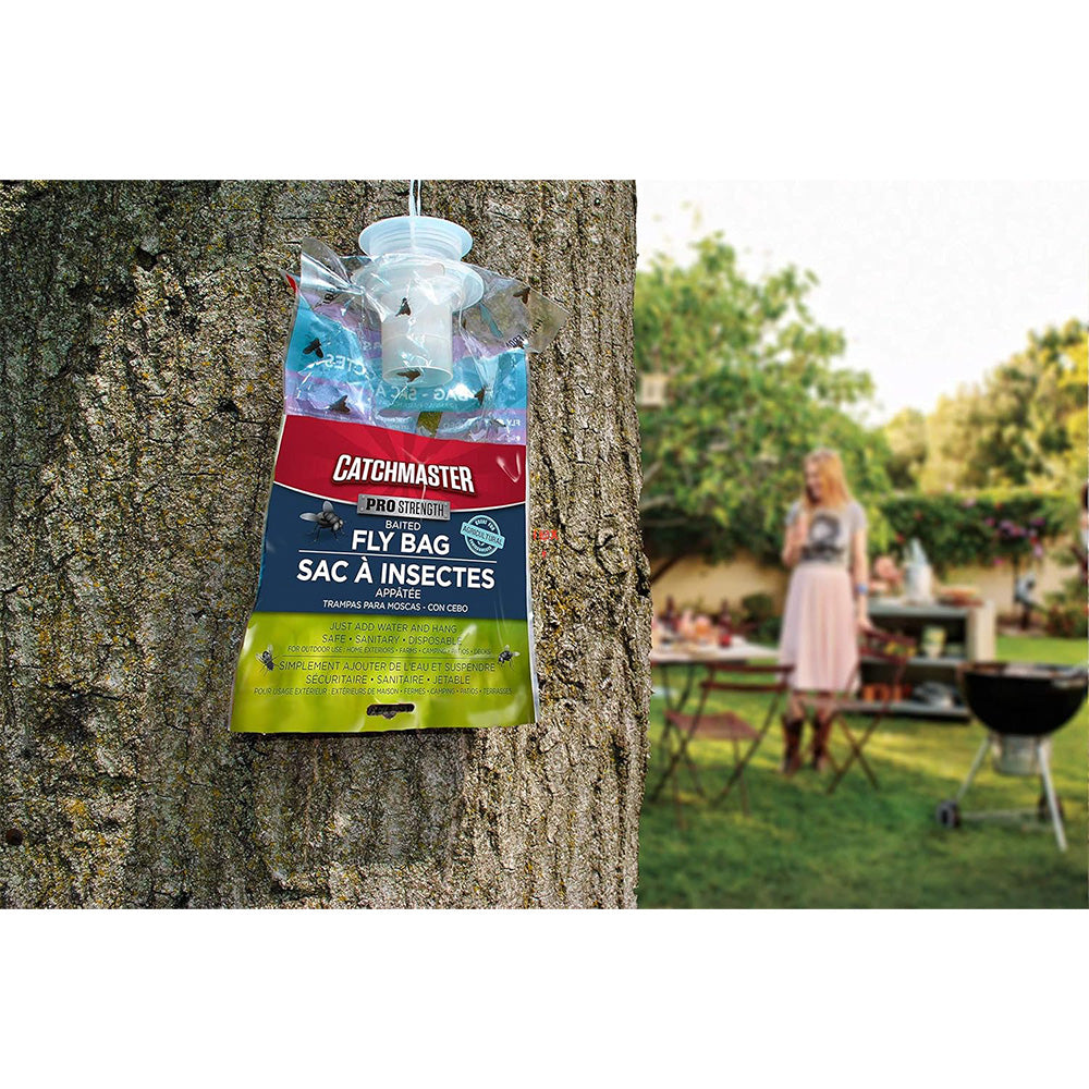 Disposable fly bag trap