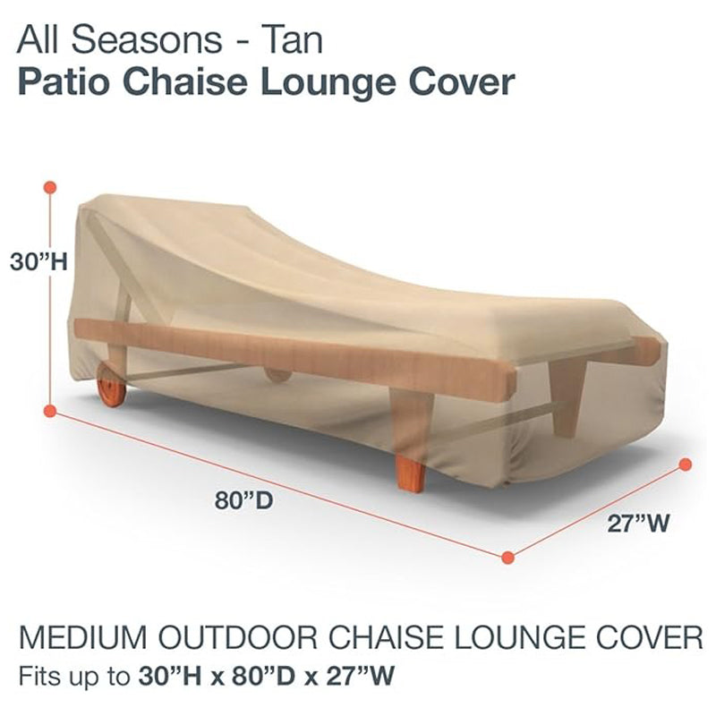 Chaise Lounge Cover-Beige