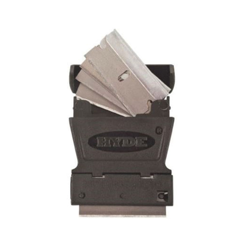 Mini Glass Scraper / 5 Blades - Black