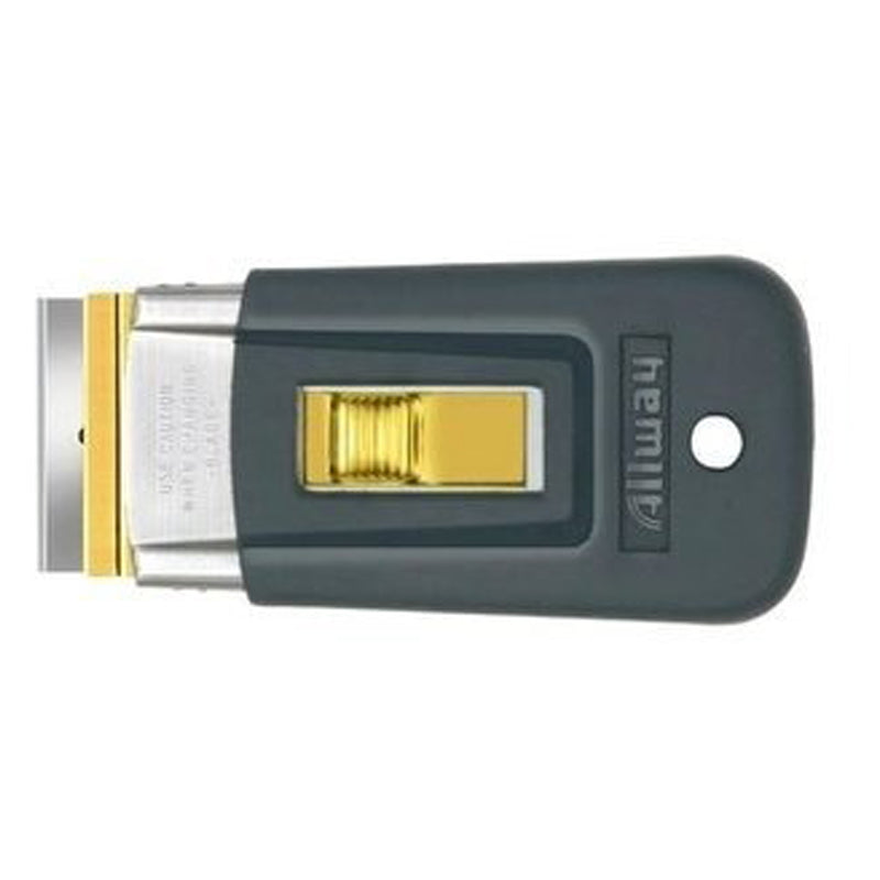 Allway Glass Scraper With 5 Blades 3-3/4"X3/4" - Black