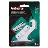 Prosource Heavy Duty Handrail Brackets-White