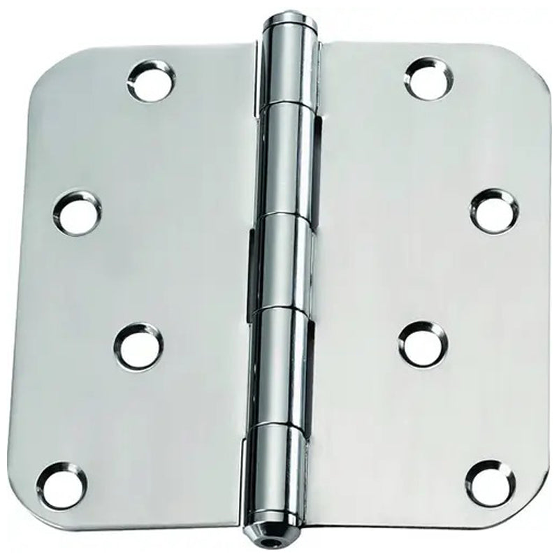 Prosource Door Hinge 4X4 Radius Pol.Ss-Satin Nickel