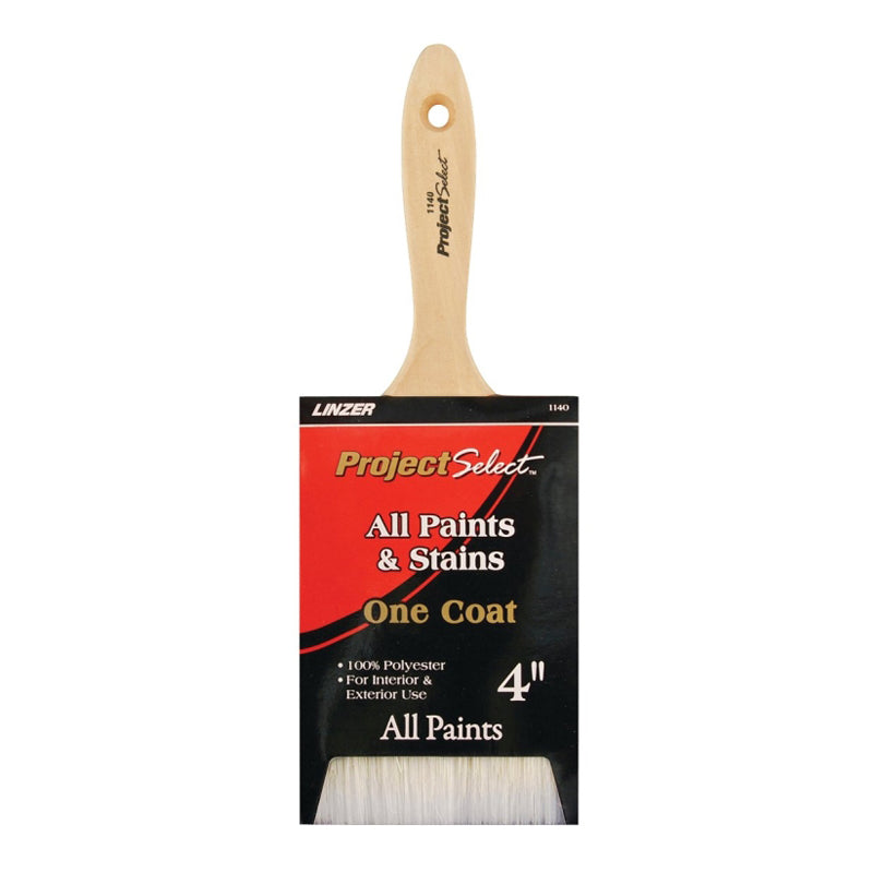 Linzer So Coat Pro Varnish Brush 4" Chsl Poly- Multicolour