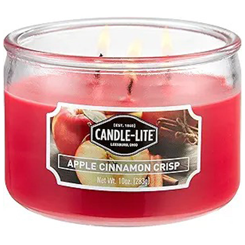 Candle-Lite Candle Edes 397 Gram Apple Cinn Crisp -Red