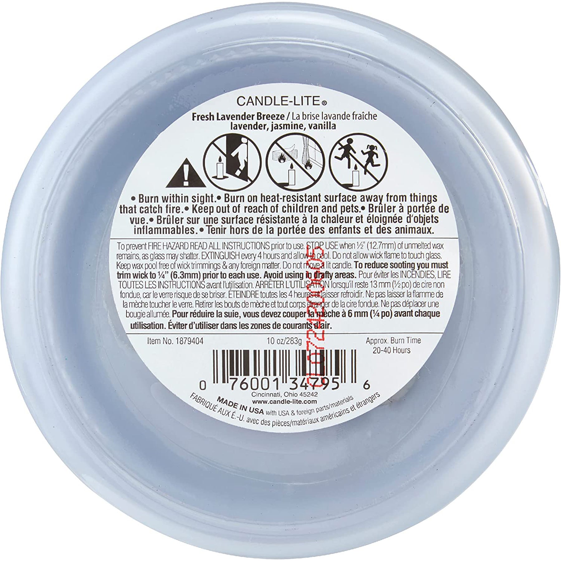 Candle with Fragrance - Fresh Lavender Breeze