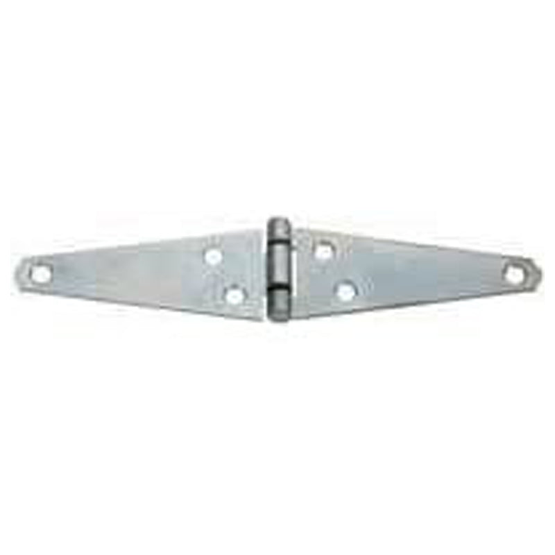 4" Heavy-Duty Zinc Strap Hinge-Silver