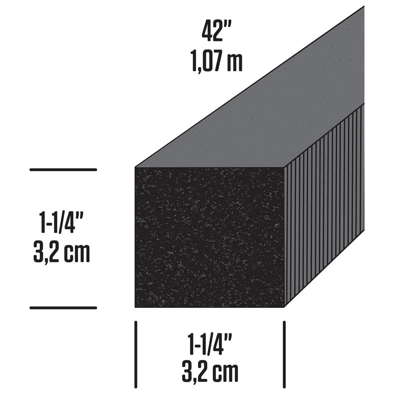 M-D Building Air Conditioner Weatherstrip 1-1/4"X42" -Gray