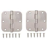 Prosource Door Hinge Rd 3.5X3.5"-Satin Nickel