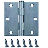 Prosource Door Hinge Squr 3.5X3.5"-Satin Chrome