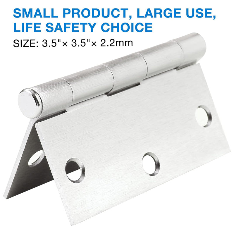 Prosource Door Hinge Squr 3.5X3.5"-Satin Nickel