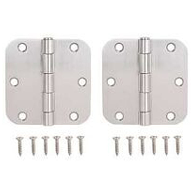 Prosource Door Hinge Squr 4X4"-Satin Nickel