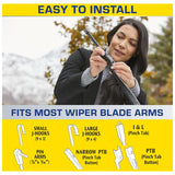 Rain-X Latitud Wiper Blade 19"-Black