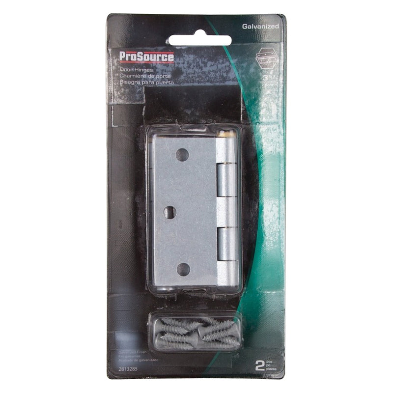 Prosource Door Hinge Squr 3X3" Cnr -Galvanized