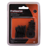 Prosource 4Pc Plastic Socket 1"-Black