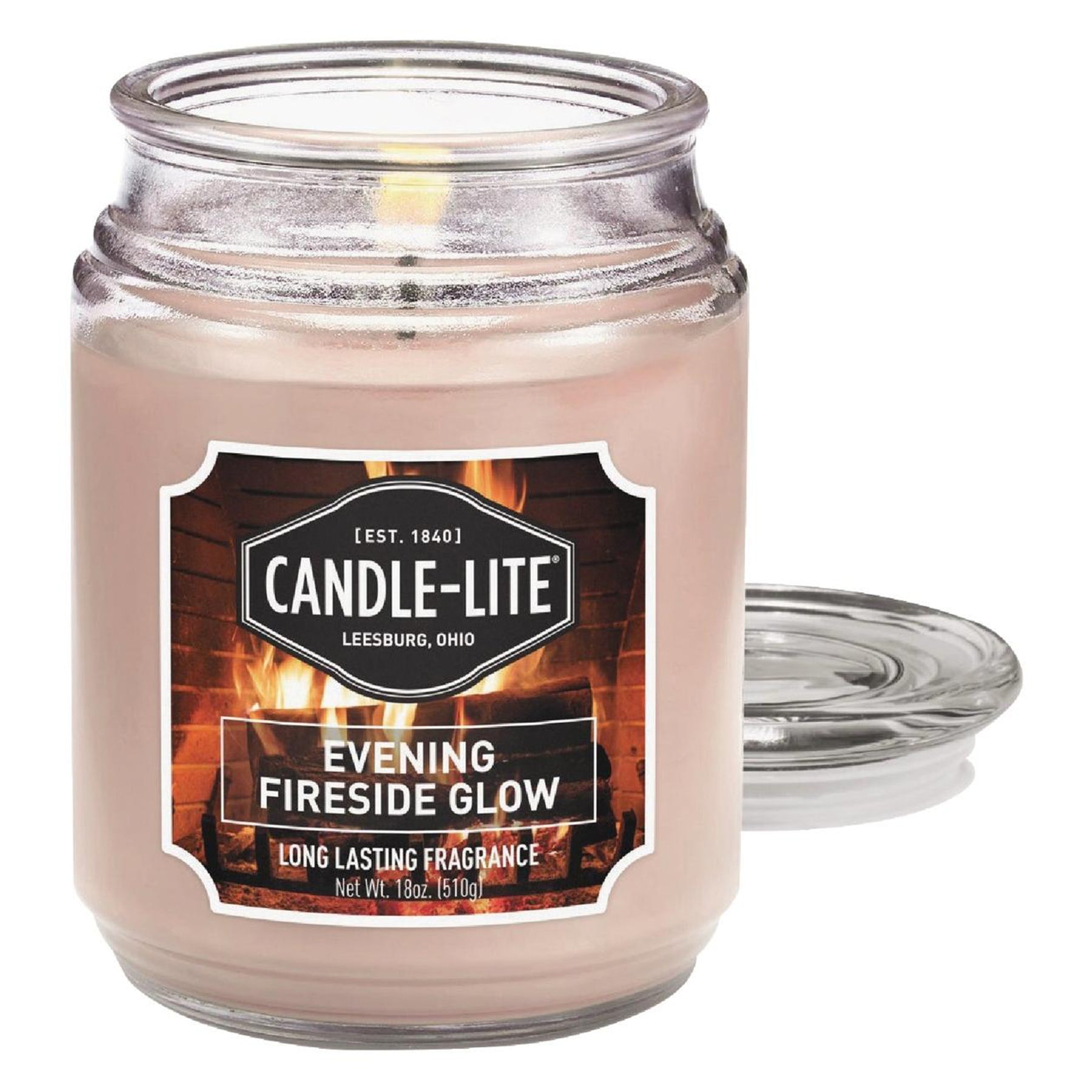 Candle with Fragrance - Evening Fireside Glow