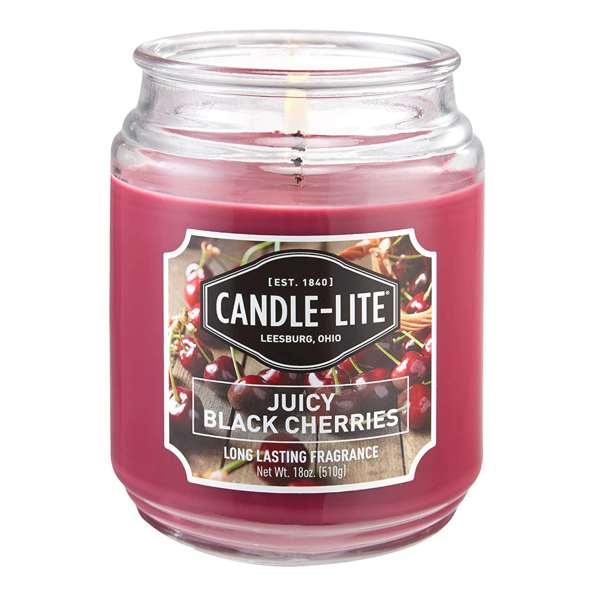 Candle with Fragrance - Black Cherries