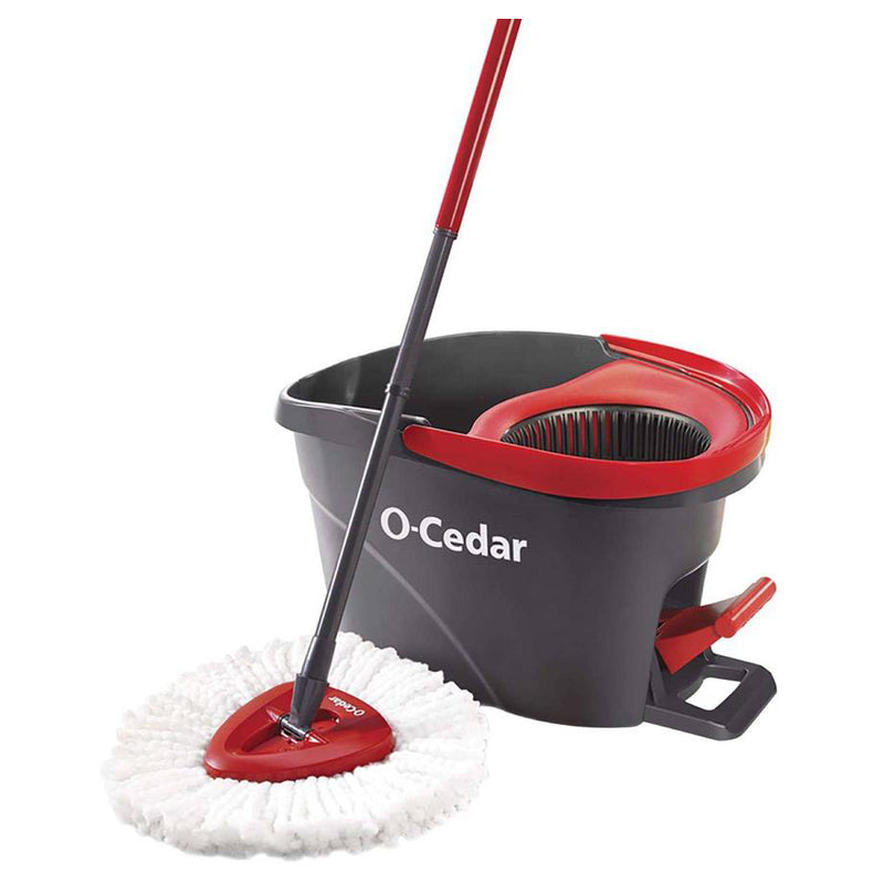 O-Cedar Easy Wring Spin Mop Kit-Black